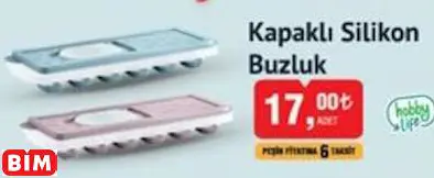 HOBBY LİFE KAPAKLI SİLİKON BUZLUK